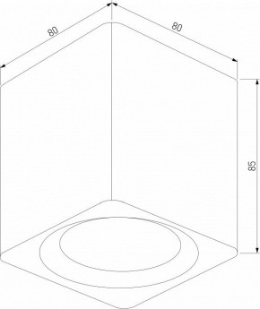 Накладной светильник Elektrostandard Matrix a065286 в Заречном - zarechnyy.ok-mebel.com | фото 4