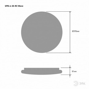 Накладной светильник Эра Классик SPB-6-30-RC Wave в Заречном - zarechnyy.ok-mebel.com | фото 5