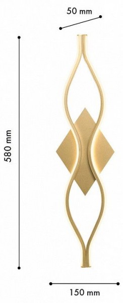 Накладной светильник Favourite Mebius 4741-1W в Заречном - zarechnyy.ok-mebel.com | фото 3