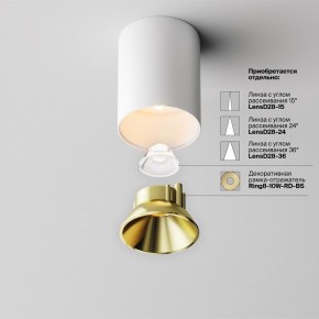 Накладной светильник Maytoni Alfa LED C064CL-8W2.7K-RD-WB в Заречном - zarechnyy.ok-mebel.com | фото 3