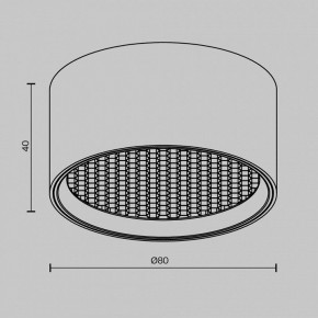 Накладной светильник Maytoni Glare C122CL-L7-3K-W в Заречном - zarechnyy.ok-mebel.com | фото 6