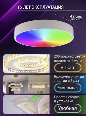 Накладной светильник Natali Kovaltseva MODERN LED LAMPS 81105/1C в Заречном - zarechnyy.ok-mebel.com | фото 6