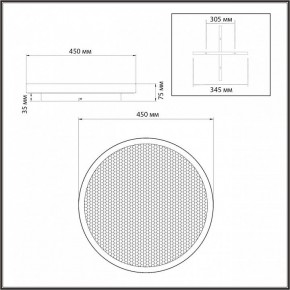 Накладной светильник Sonex Shimmers 7736/60L в Заречном - zarechnyy.ok-mebel.com | фото 8