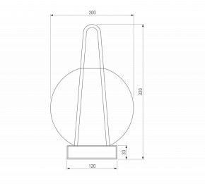 Настольная лампа декоративная Eurosvet Frasco 80507/1 латунь в Заречном - zarechnyy.ok-mebel.com | фото 3