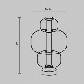 Настольная лампа декоративная Maytoni Atmos MOD364TL-L15W3K в Заречном - zarechnyy.ok-mebel.com | фото 5