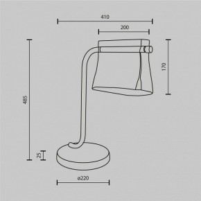 Настольная лампа декоративная Maytoni Cabaret MOD170TL-L8BS3K в Заречном - zarechnyy.ok-mebel.com | фото 7