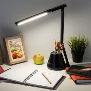 Настольная лампа офисная Eurosvet Office 80421/1 черный 8W в Заречном - zarechnyy.ok-mebel.com | фото