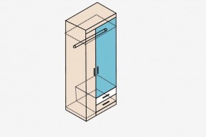 НИКА Н10з Шкаф для одежды в Заречном - zarechnyy.ok-mebel.com | фото 4