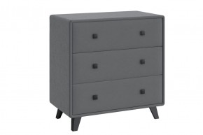 НИКОЛЬ Комод 3 ящика (серый) в Заречном - zarechnyy.ok-mebel.com | фото