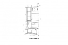 ОЛЬГА-МИЛК Прихожая (модульная) в Заречном - zarechnyy.ok-mebel.com | фото 2