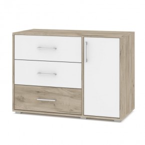 ОЛИВИЯ О63 Комод (дуб серый/белый) в Заречном - zarechnyy.ok-mebel.com | фото