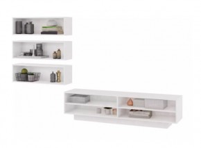 ПАОЛА Гостиная (Белый/Белый) в Заречном - zarechnyy.ok-mebel.com | фото 2