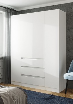 ПАРУС Шкаф 4-х ств. 1600 (белый) в Заречном - zarechnyy.ok-mebel.com | фото