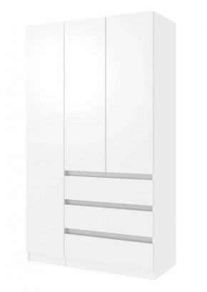 Парус Шкаф 3-х ств. 1200 (Белый) в Заречном - zarechnyy.ok-mebel.com | фото