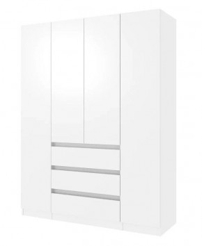 Парус Шкаф 4-х ств. 1600 (Белый) в Заречном - zarechnyy.ok-mebel.com | фото