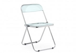 Пластиковый стул Fold складной clear gray-blue в Заречном - zarechnyy.ok-mebel.com | фото