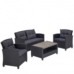 Плетеный комплект мебелис диваном AFM-804G Dark Grey в Заречном - zarechnyy.ok-mebel.com | фото 2