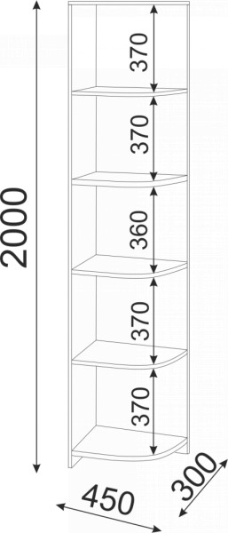 Подростковая ОСТИН (модульная) в Заречном - zarechnyy.ok-mebel.com | фото 32