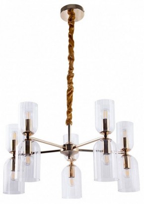 Подвесная люстра Arte Lamp Charm A1623LM-10GO в Заречном - zarechnyy.ok-mebel.com | фото