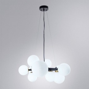 Подвесная люстра Arte Lamp Gemini A2243SP-10BK в Заречном - zarechnyy.ok-mebel.com | фото 3