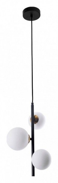 Подвесная люстра Arte Lamp Gemini A2243SP-3BK в Заречном - zarechnyy.ok-mebel.com | фото 2