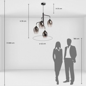 Подвесная люстра De City Альфа 23 324019104 в Заречном - zarechnyy.ok-mebel.com | фото 8