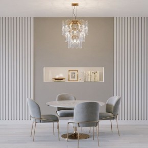 Подвесная люстра Eurosvet Claire 60171 золото в Заречном - zarechnyy.ok-mebel.com | фото 3