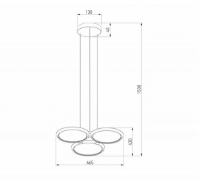 Подвесная люстра Eurosvet Crespella 90034/3 золото в Заречном - zarechnyy.ok-mebel.com | фото 5
