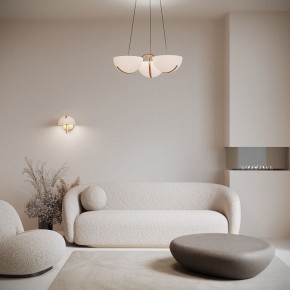 Подвесная люстра Eurosvet Emisfero 50083/3 LED золото в Заречном - zarechnyy.ok-mebel.com | фото 4