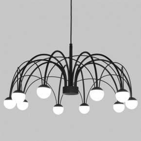 Подвесная люстра Eurosvet Ragno 90034/10 LED черный в Заречном - zarechnyy.ok-mebel.com | фото
