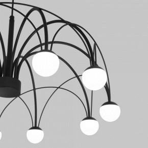 Подвесная люстра Eurosvet Ragno 90034/10 LED черный в Заречном - zarechnyy.ok-mebel.com | фото 6