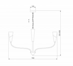 Подвесная люстра Eurosvet Rhyton 60167/8 латунь в Заречном - zarechnyy.ok-mebel.com | фото 6