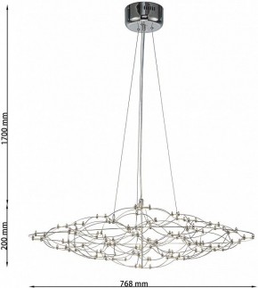 Подвесная люстра Favourite Thinner 4305-8P в Заречном - zarechnyy.ok-mebel.com | фото 5