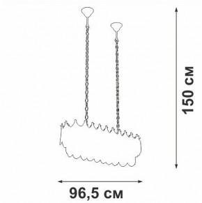 Подвесная люстра Vitaluce V58120 V58120-8/11 в Заречном - zarechnyy.ok-mebel.com | фото 3