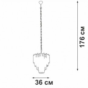 Подвесная люстра Vitaluce V58471 V58471-8/5 в Заречном - zarechnyy.ok-mebel.com | фото 5