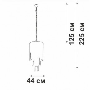 Подвесная люстра Vitaluce V5885 V5885-9/7 в Заречном - zarechnyy.ok-mebel.com | фото 3