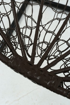 Подвесное кресло-кокон Бароло (коричневый/черный) в Заречном - zarechnyy.ok-mebel.com | фото 9