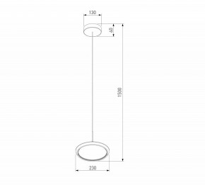 Подвесной светильник Eurosvet Crespella 90034/1 золото в Заречном - zarechnyy.ok-mebel.com | фото 6