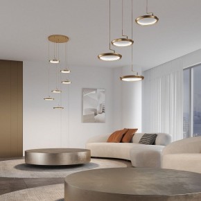 Подвесной светильник Eurosvet Crespella 90034/6 золото в Заречном - zarechnyy.ok-mebel.com | фото 4