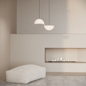 Подвесной светильник Eurosvet Emisfero 50083/2 LED золото в Заречном - zarechnyy.ok-mebel.com | фото 2