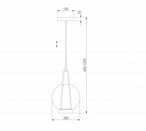Подвесной светильник Eurosvet Frasco 50267/1 LED черный в Заречном - zarechnyy.ok-mebel.com | фото 4