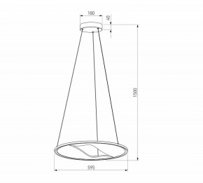 Подвесной светильник Eurosvet Occhio 40027/1 LED серый в Заречном - zarechnyy.ok-mebel.com | фото 5