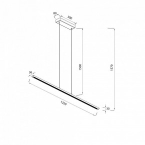 Подвесной светильник Mantra Lineal 8954 в Заречном - zarechnyy.ok-mebel.com | фото 3