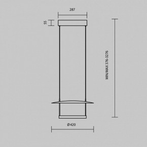 Подвесной светильник Maytoni Ambience MOD280PL-L23B3K1 в Заречном - zarechnyy.ok-mebel.com | фото 4