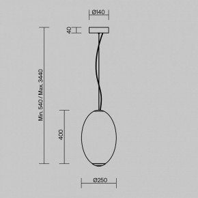 Подвесной светильник Maytoni Bruma MOD397PL-L19CH3K в Заречном - zarechnyy.ok-mebel.com | фото 6