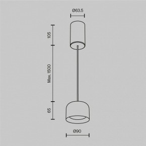 Подвесной светильник Maytoni Comfy P113-L12-3K-B в Заречном - zarechnyy.ok-mebel.com | фото 5
