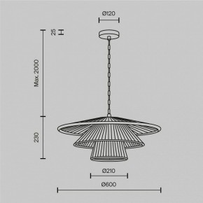 Подвесной светильник Maytoni Costa MOD394PL-01BS1 в Заречном - zarechnyy.ok-mebel.com | фото 5
