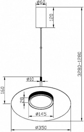 Подвесной светильник Maytoni Halo MOD041PL-L15B3K1 в Заречном - zarechnyy.ok-mebel.com | фото 5