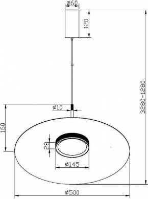 Подвесной светильник Maytoni Halo MOD041PL-L15W3K1 в Заречном - zarechnyy.ok-mebel.com | фото 4