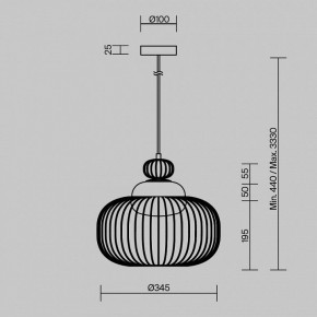 Подвесной светильник Maytoni Levitation MOD376PL-01G в Заречном - zarechnyy.ok-mebel.com | фото 5